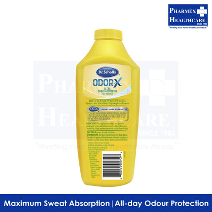 Dr.Scholl OdorX Ultra Sweat-Absorbing Foot Powder 7oz-1