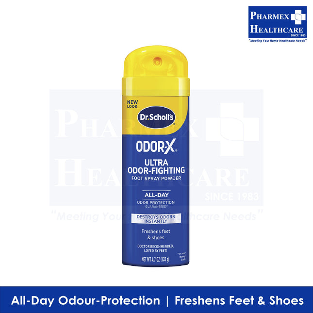 Dr.Scholl OdorX Ultra Odor Fighting Spray Powder 4.7oz
