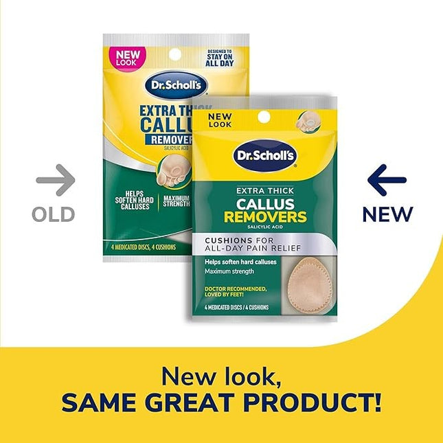 Dr. Scholl Extra Thick Callus Removers 4ct-1