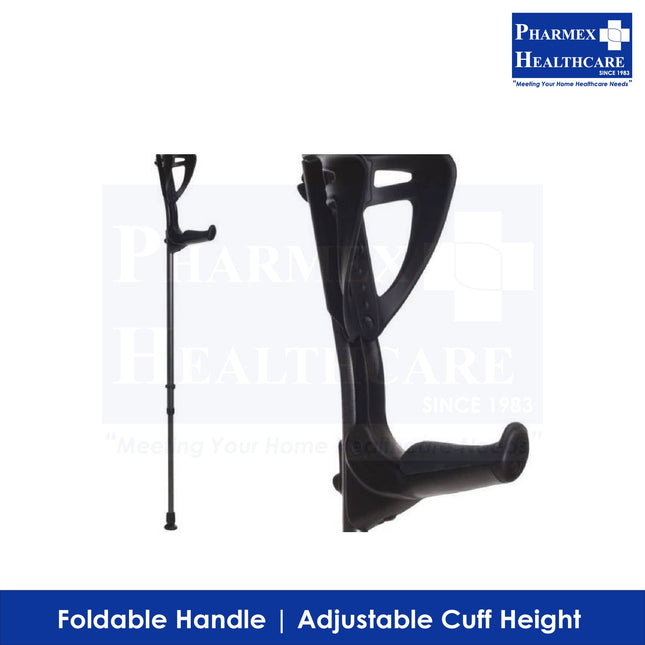 Ergotech Elbow Forearm Lightweight Crutches (Made in France)
