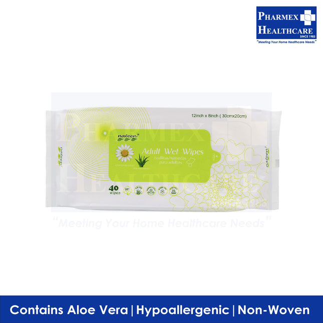 Absorba Nateen Wet Wipes, 40pcs