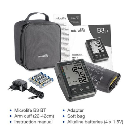 MICROLIFE Blood Pressure Monitor w/ Bluetooth, B3 BT-2