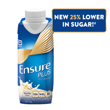 ABBOTT Ensure® Plus Liquid, 237ml (4 Flavours) - 4122-2