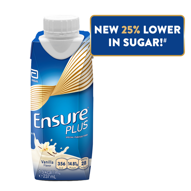 ABBOTT Ensure® Plus Liquid, 237ml (4 Flavours) - 4122-2