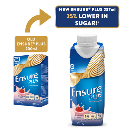 ABBOTT Ensure® Plus Liquid, 237ml (4 Flavours) - 4120-2