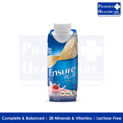 ABBOTT Ensure® Plus Liquid, 237ml (4 Flavours) - 4120