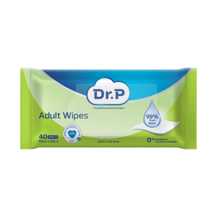 Dr. P Adult Wipes, 40s/Pkt-2