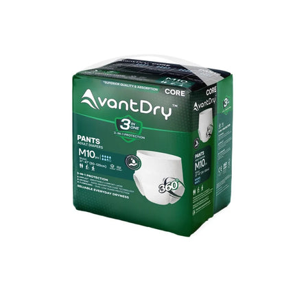 AvantDry® Core Pants Adult Diapers (3 Available Sizes)