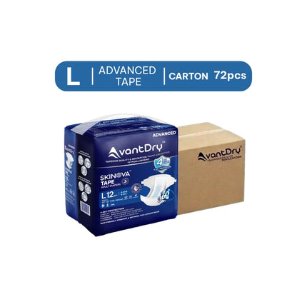 AvantDry® Skinova Advanced Tape Adult Diapers (3 Available Sizes)
