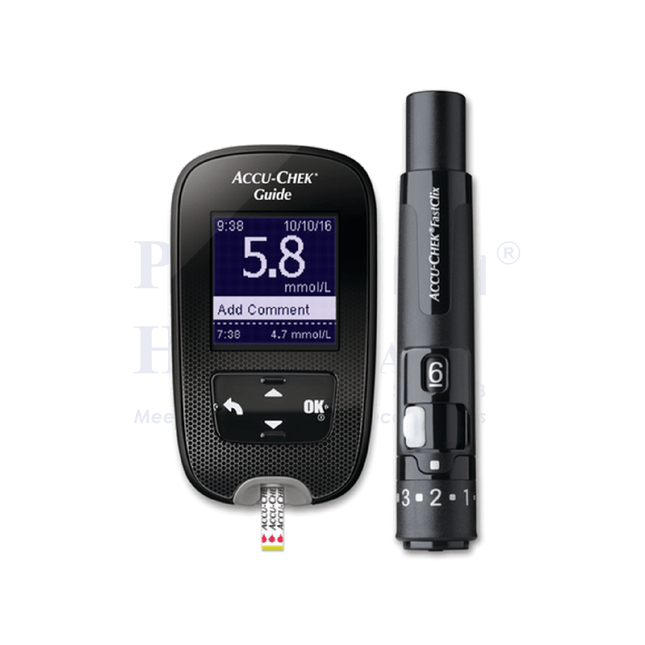 ACCU-CHEK Guide Meter Bundle | Includes Test Strips 50's