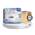AIRE Ultra Protection Adult Tape Diapers, 12 Bags/Ctn, 3 Available Sizes