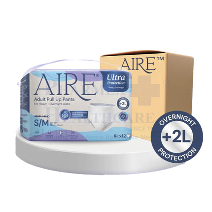 AIRE Ultra Protection Adult Diaper Pull Up Pants, 8 bags/ctn, 3 Available Sizes