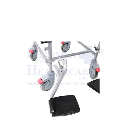 ASSURE Rehab Commode Chair with Detachable Footrests