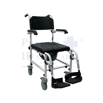 AR-0234 ASSURE Rehab Aluminium Shower Commode Chair | 3-in-1
