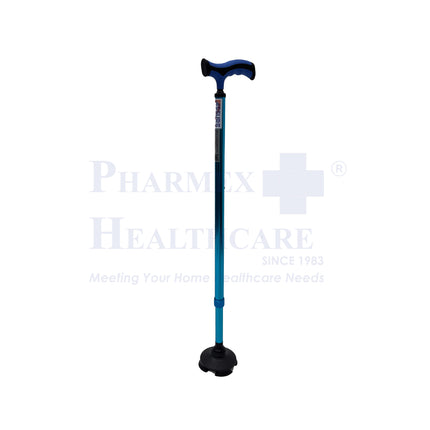 ASSURE Rehab Walking Stick | Shiny Blue Frame