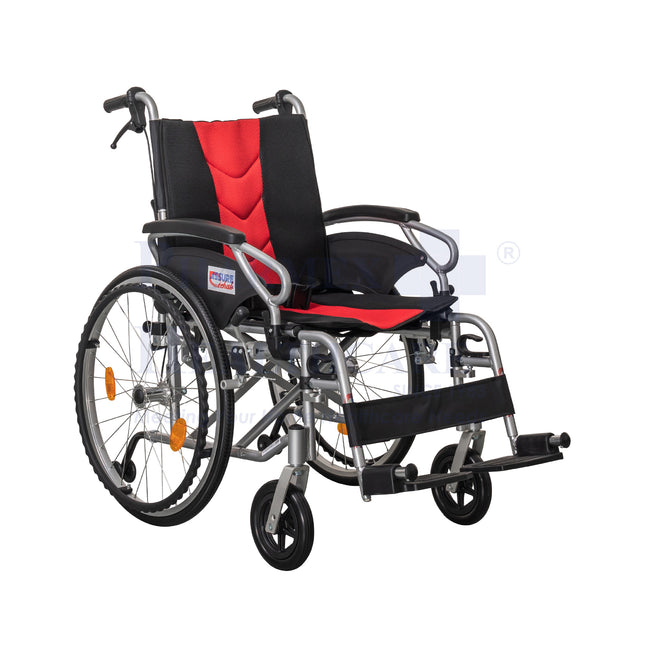 AR‑0900 ASSURE Rehab Lightweight Wheelchair | Detachable Arm & Footrests