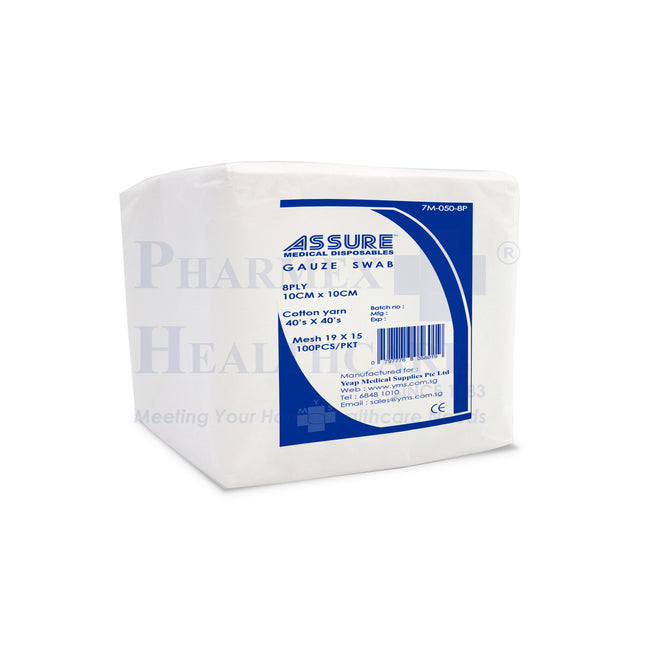 ASSURE Non-Sterile Gauze | 10cm x 10cm