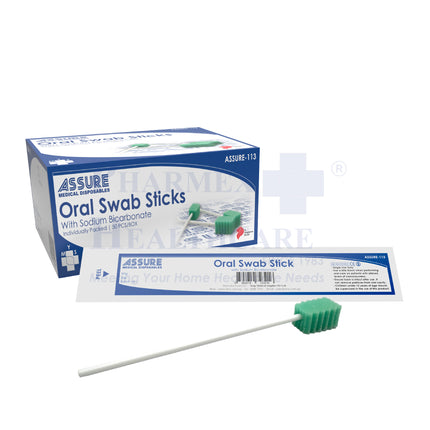 ASSURE Oral Swab Stick with Sodium Bicarbonate