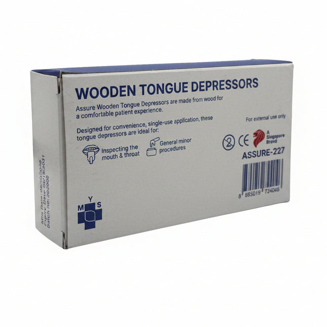 ASSURE Wooden Tongue Depressor