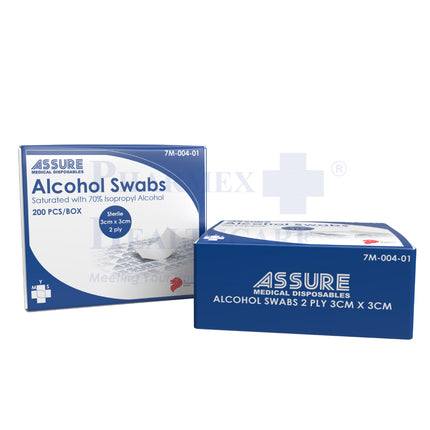 ASSURE Alcohol Swab | Sterile | 3cm x 3cm