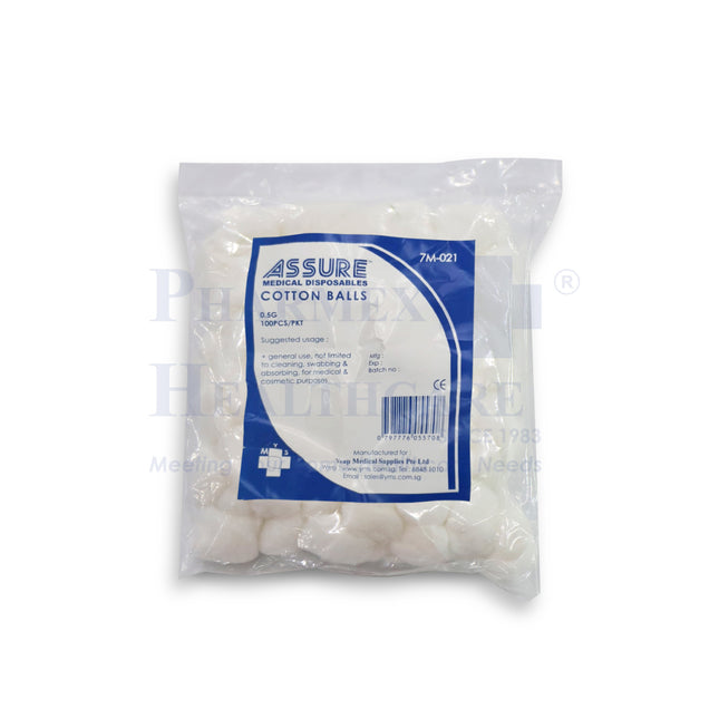 ASSURE Non-Sterile Cotton Balls