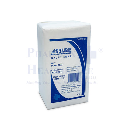 ASSURE Non-Sterile Gauze | 5cm x 5cm