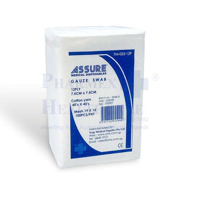 ASSURE Non-Sterile Gauze | 7.5cm x 7.5cm