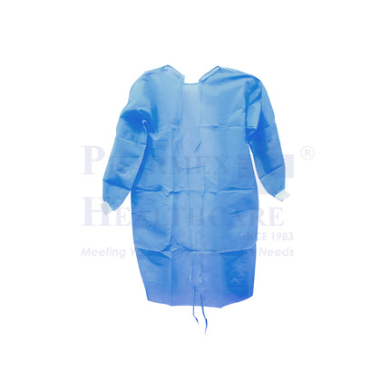 ASSURE Blue Isolation Gown | 30gsm