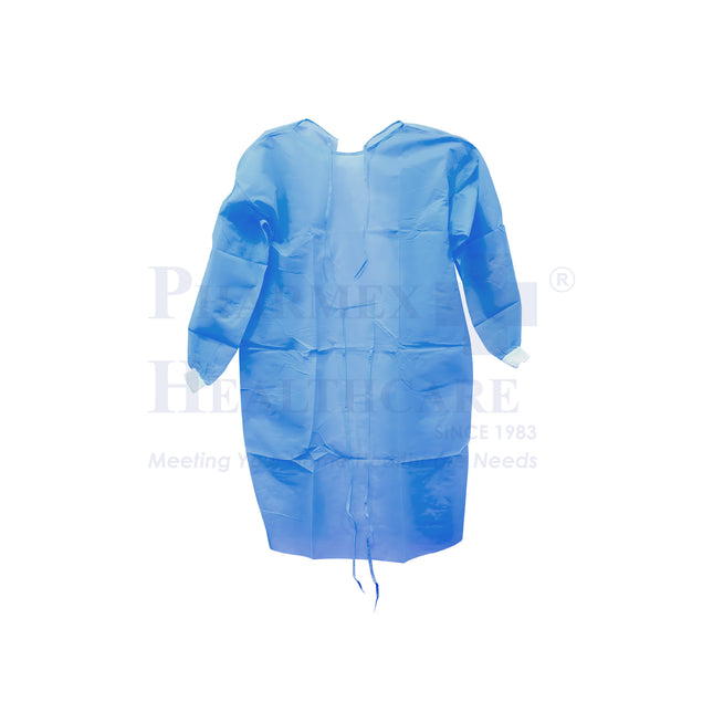 ASSURE Blue Isolation Gown | 30gsm