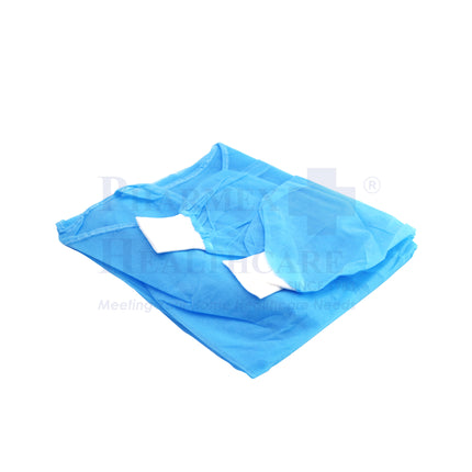 ASSURE Blue Isolation Gown | 30gsm