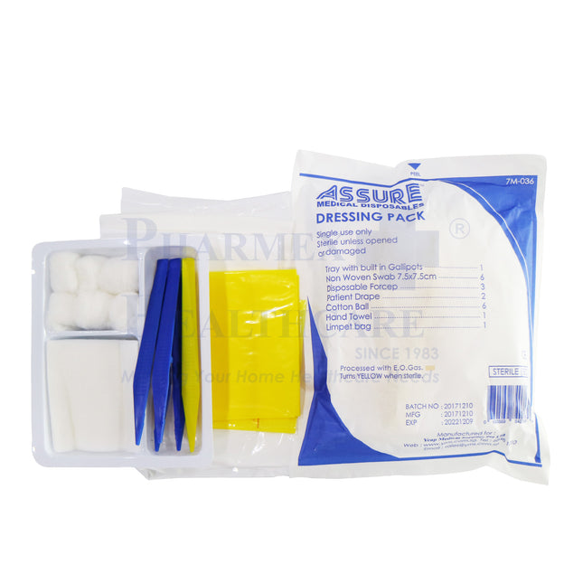 ASSURE Disposable Basic Dressing Pack