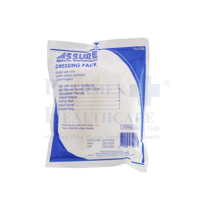 ASSURE Disposable Basic Dressing Pack