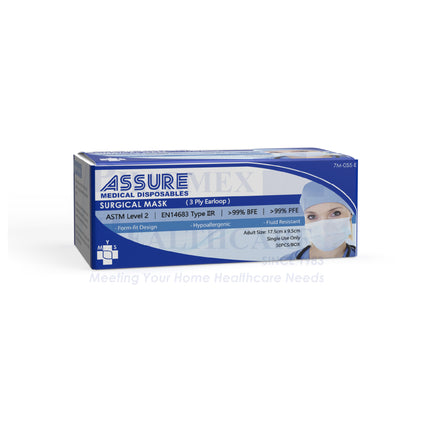 ASSURE Surgical Mask | Adult Blue