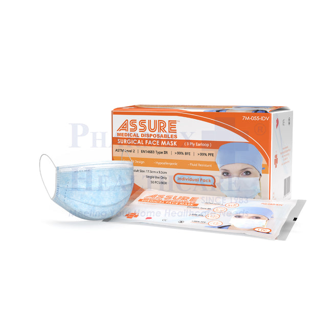 ASSURE Surgical Mask | Individual Pack