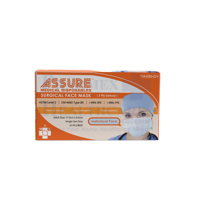 ASSURE Surgical Mask | Individual Pack