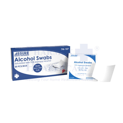 ASSURE Alcohol Swab | Sterile | 3cm x 3cm