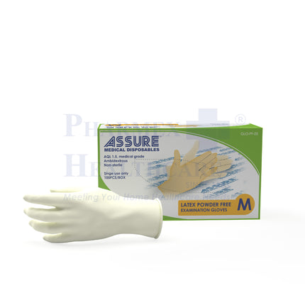ASSURE Latex Powder-Free Gloves
