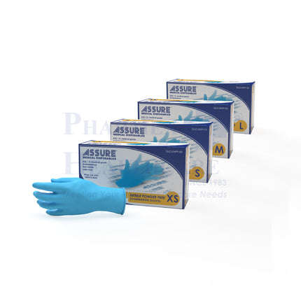 ASSURE Soft Nitrile Examination Gloves Powder-Free