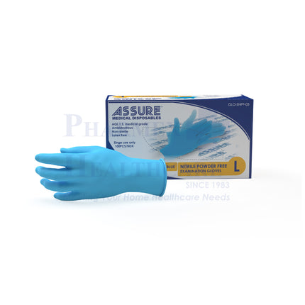 ASSURE Soft Nitrile Examination Gloves Powder-Free