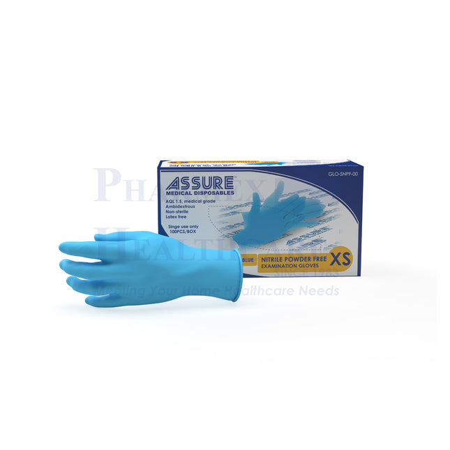 ASSURE Soft Nitrile Examination Gloves Powder-Free