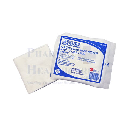 ASSURE Sterile Non-Woven Gauze Swab | 4-Ply