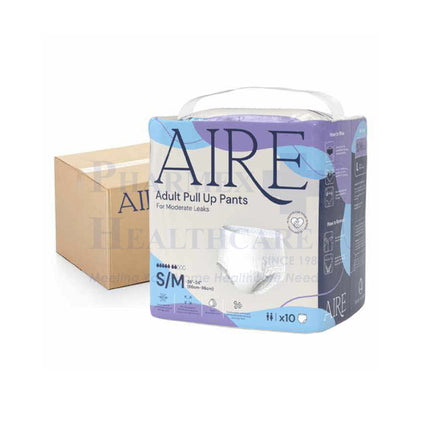 Aire Adult Pull Up Pants (10 Pcs/Bag, 3 Available Sizes) - Carton