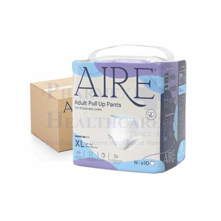Aire Adult Pull Up Pants (10 Pcs/Bag, 3 Available Sizes) - Carton