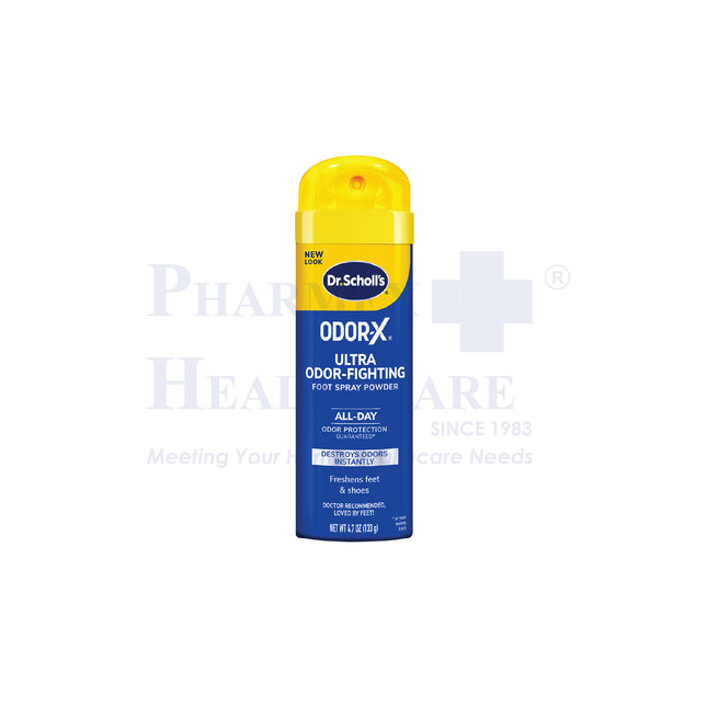Dr.Scholl OdorX Ultra Odor Fighting Spray Powder 4.7oz