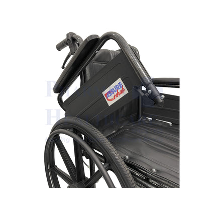 AR-0126/ AR-0127/ AR-0128 ASSURE Rehab Heavy Duty Hammertone Wheelchair