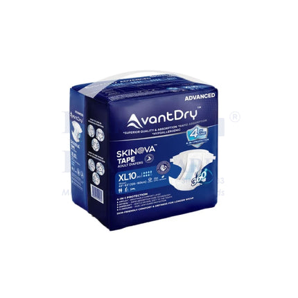 AvantDry® Skinova Advanced Tape Adult Diapers (3 Available Sizes)