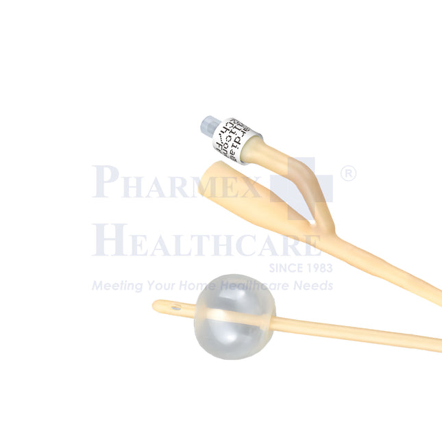 BARDIA Foley Catheter, Silicone-Elastomer Coated, 2 Way, 10ml Balloon, 10pcs/Box