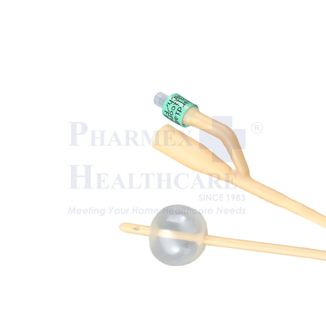BARDIA Foley Catheter, Silicone-Elastomer Coated, 2 Way, 10ml Balloon, 10pcs/Box