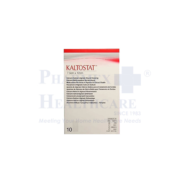 CONVATEC Kaltostat Calcium-Sodium Alginate Wound Dressing 7.5cm x 12cm
