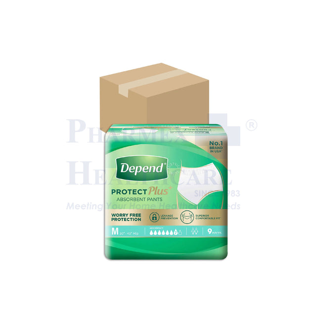 DEPEND Protect Plus Absorbent Pants (Carton)
